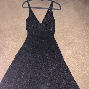 Black evening dress